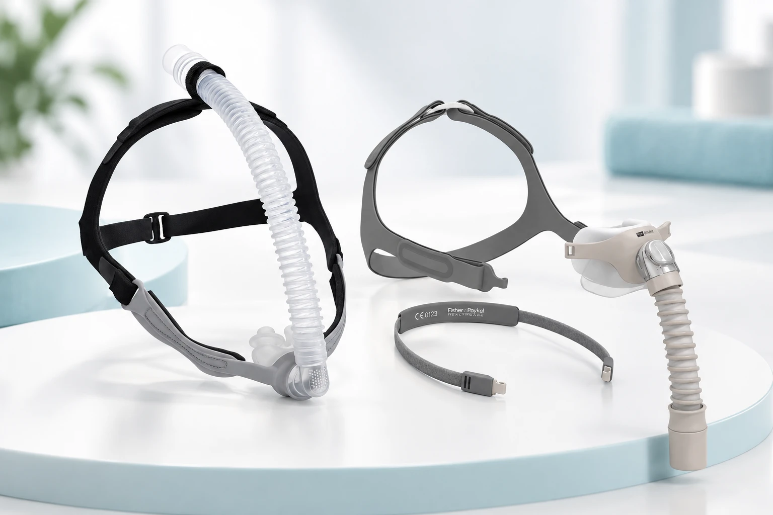 Masks & Headgear equipment and accessories illustration