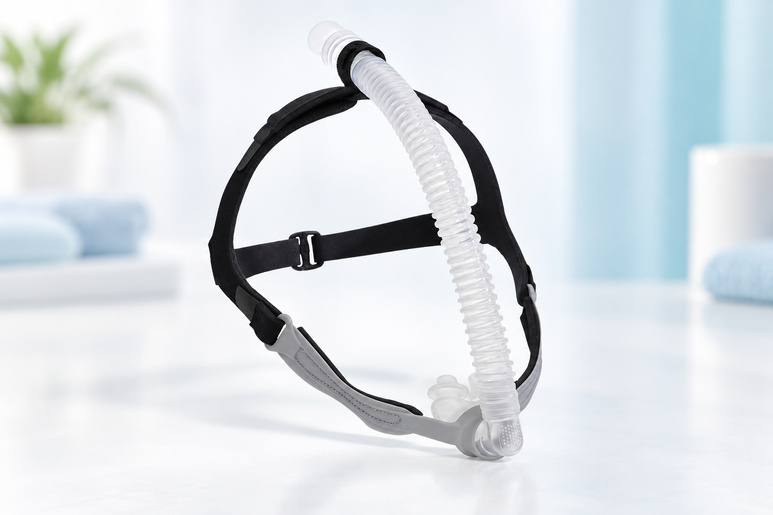 Nasal Pillows equipment and accessories illustration