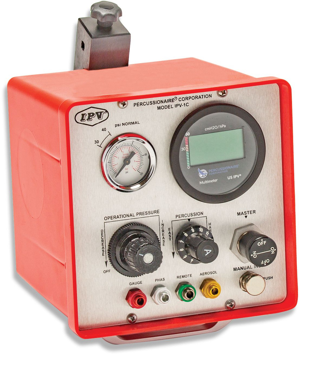 Percussionaire IPV-1C model reference for classroom equipment orientation