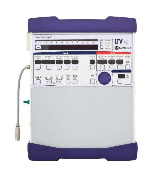 ZOLL LTV 1150 ventilator training unit front view