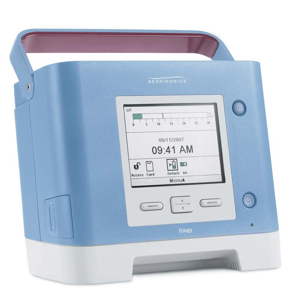 Respironics Trilogy 200 ventilator training unit front view