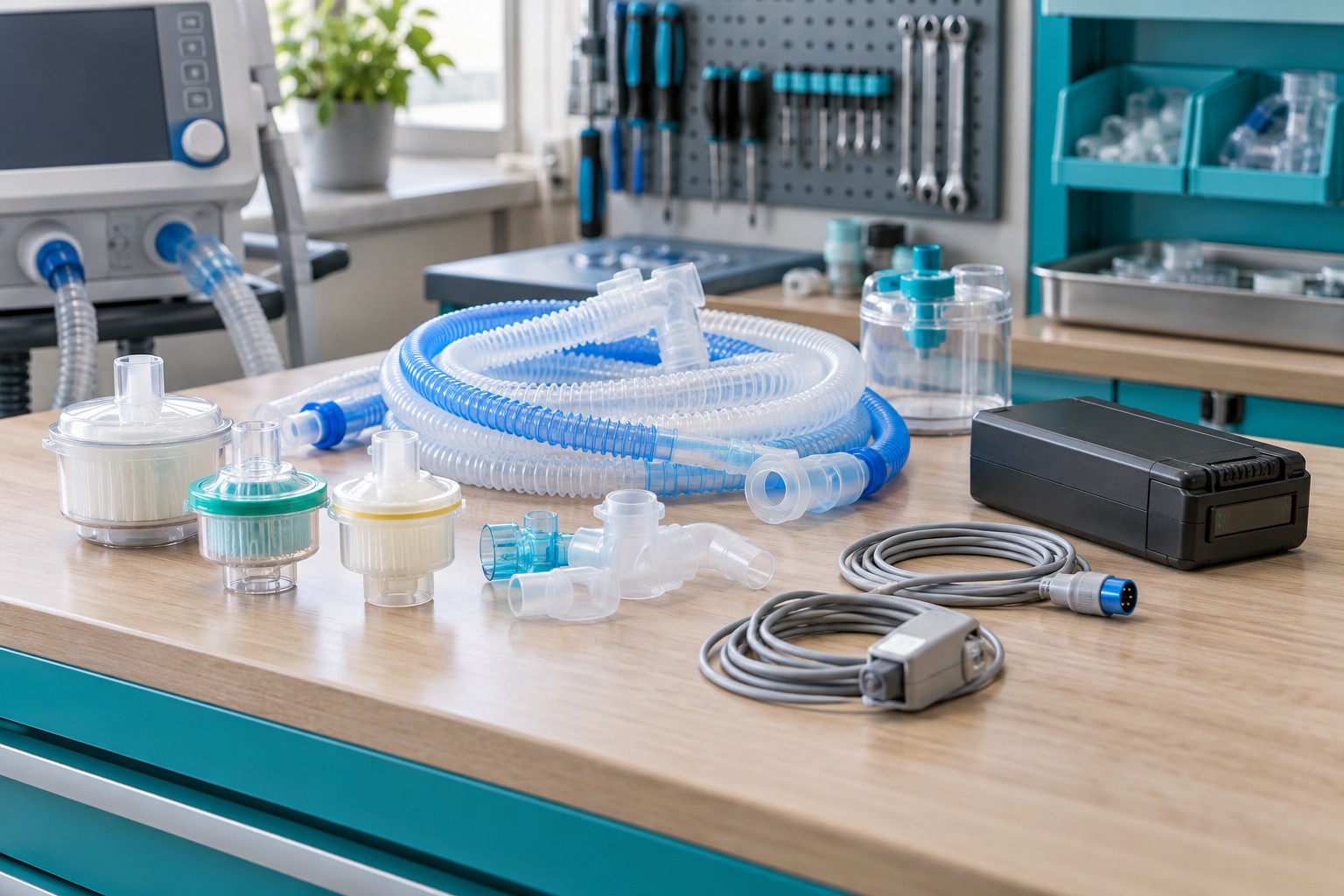 Illustrative ventilator parts category artwork