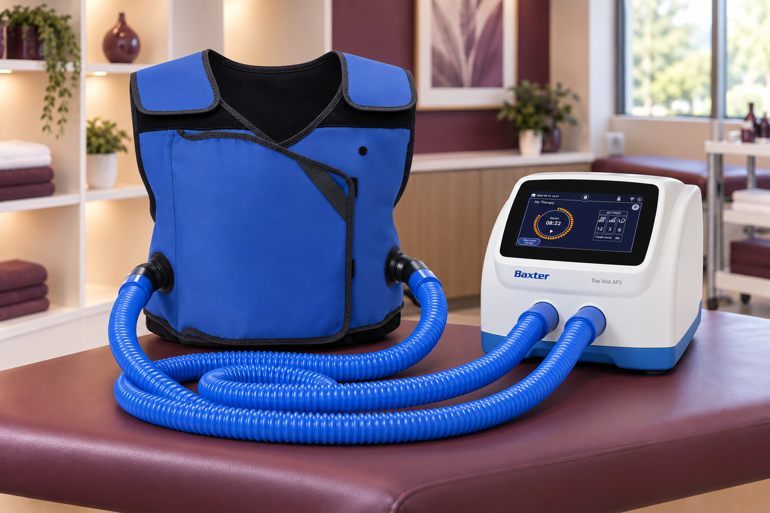 Baxter Vest APX airway clearance system