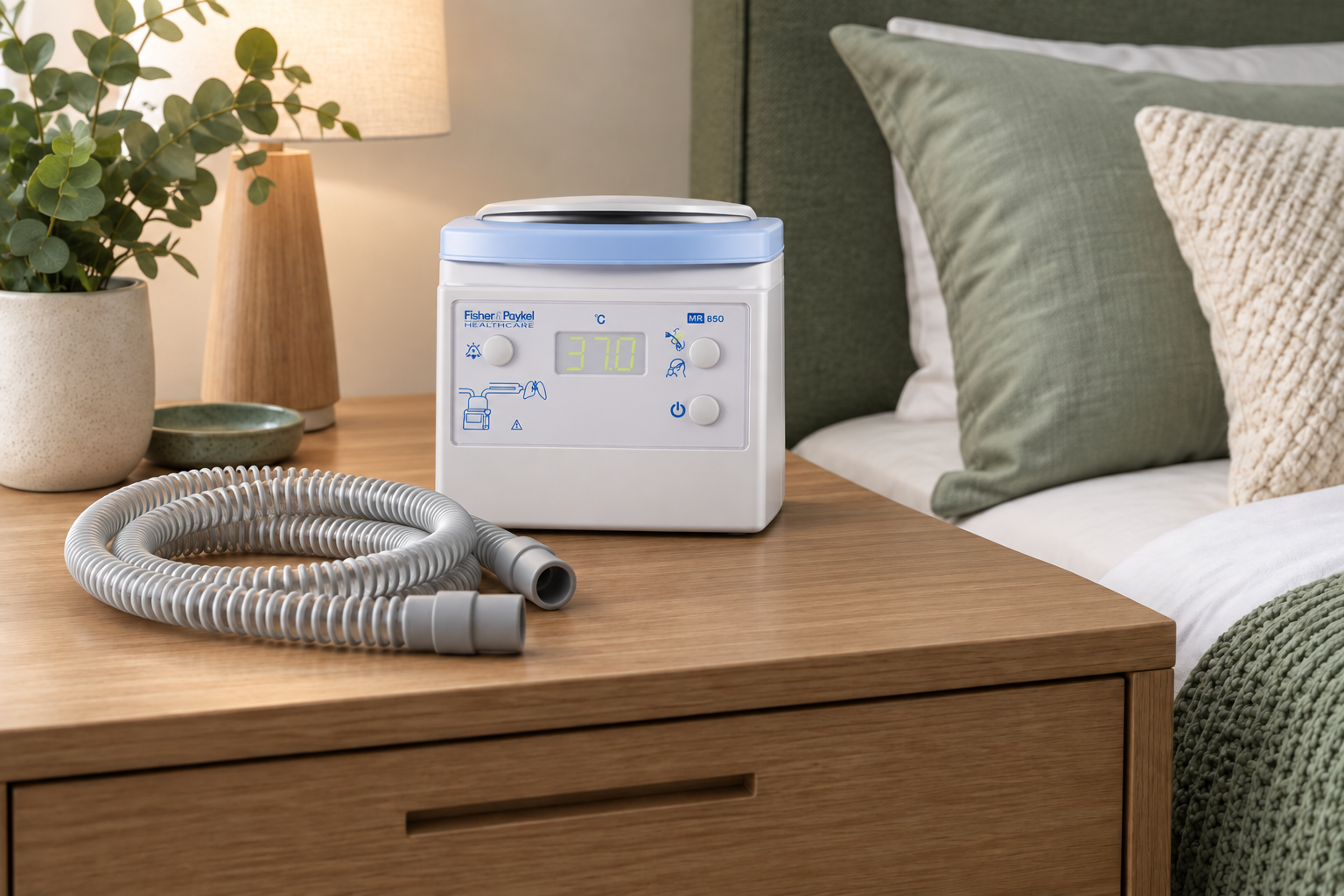Fisher and Paykel MR850 heated humidifier