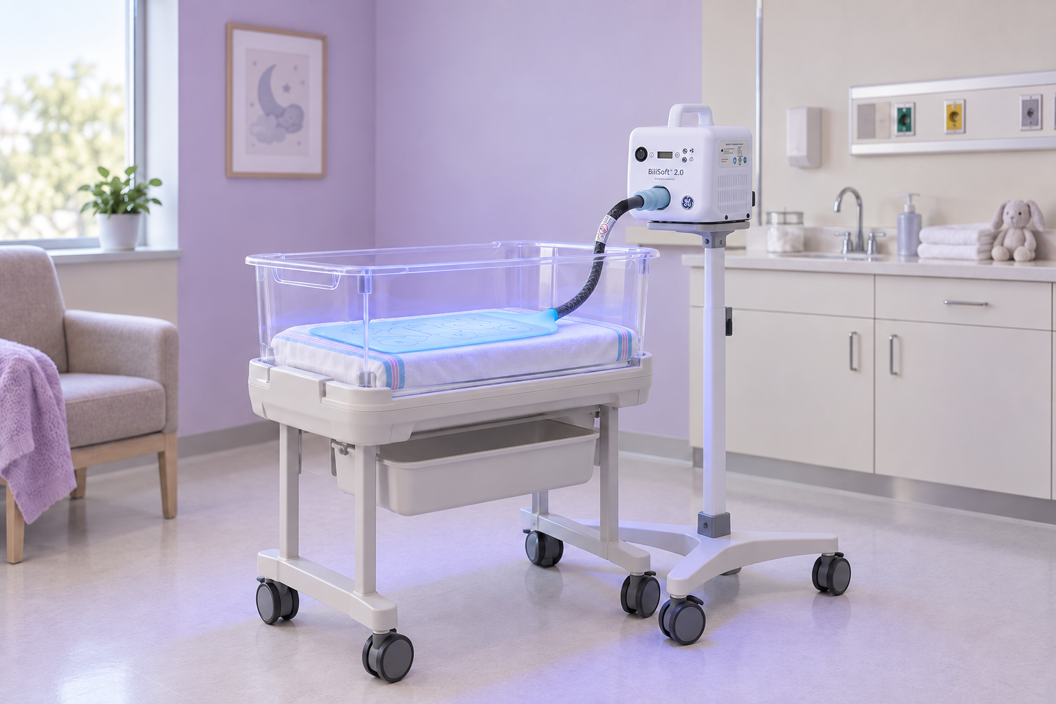GE HealthCare BiliSoft 2.0 phototherapy system