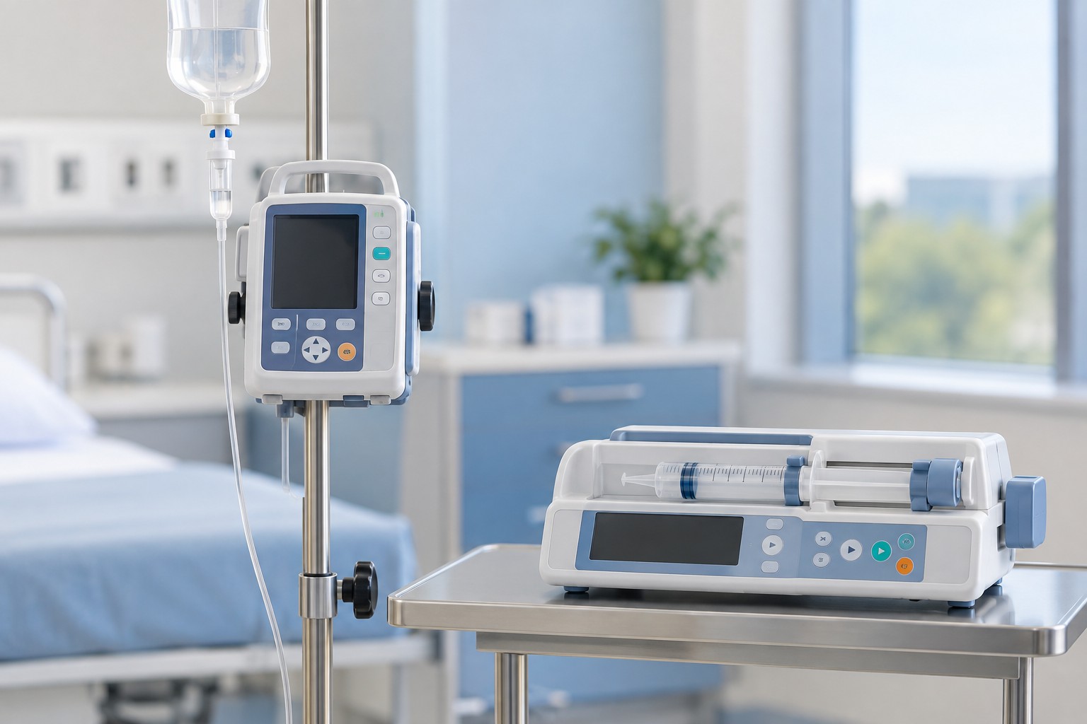 Illustrative infusion pumps category artwork