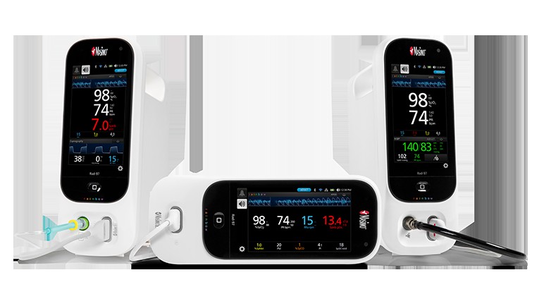 Illustrative vital signs monitors category artwork