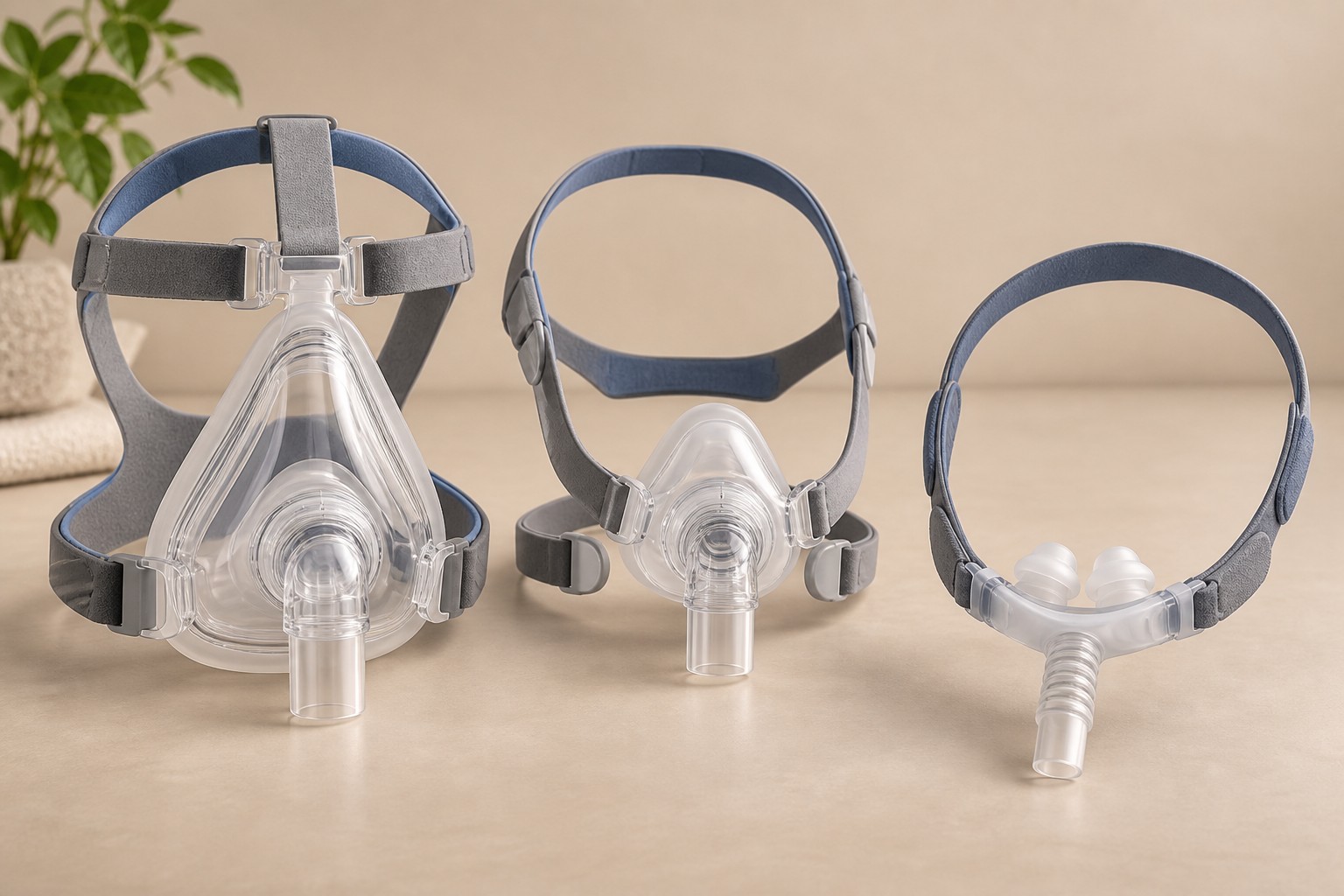Illustrative respiratory masks category artwork
