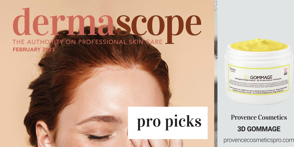 February: 3D Gommage in Dermascope Pro Picks