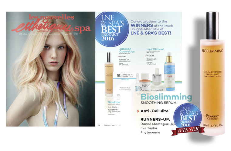 BIOSLIMMING SMOOTHING SERUM WINS LES NOUVELLES ESTHETIQUES BEST ANTI-CELLULITE 2016
