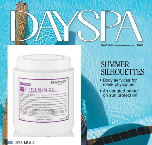 Bioslimming Active Slim Gel is in DAYSPA Magazine's  Cellulite spotlight June 2019