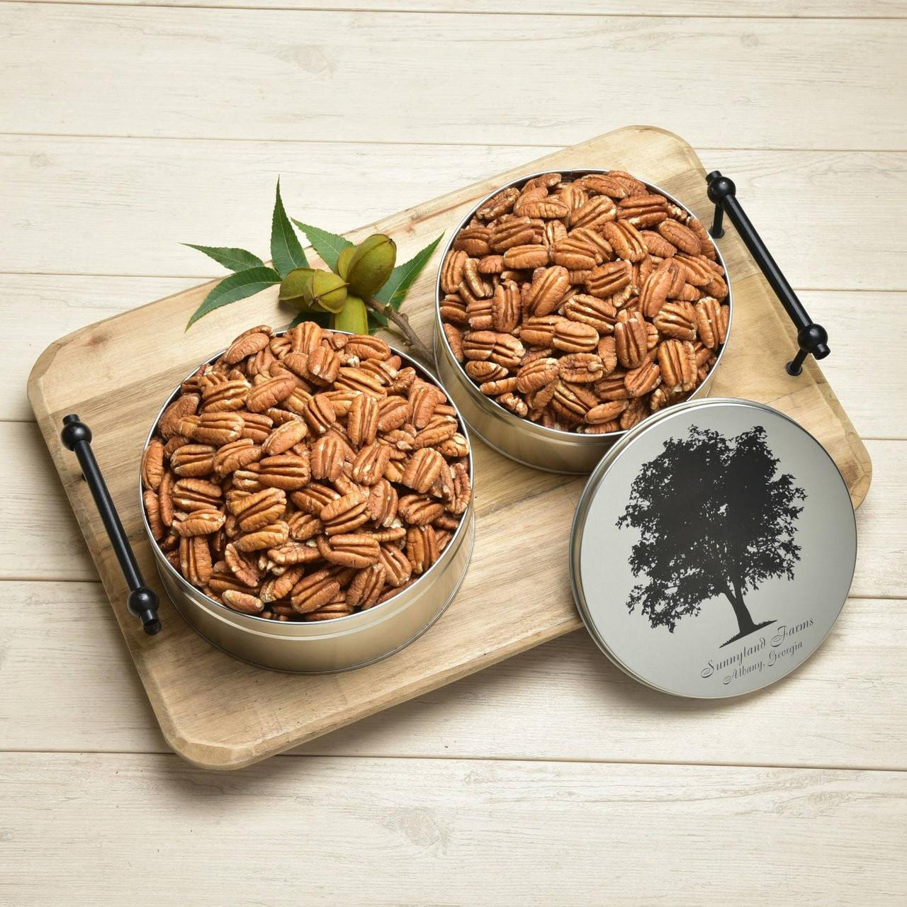 Raw Mammoth Pecan Halves - Free Shipping, No MInimum