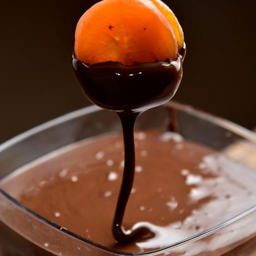 Dark Chocolate Dipped Apricots - 14 Ea