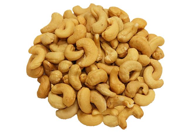 Jumbo Cashews Toasted No Salt - 1lb Bag