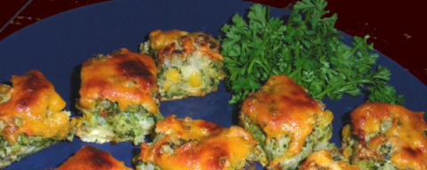 Cheddar Cheese Broccoli Appetizers