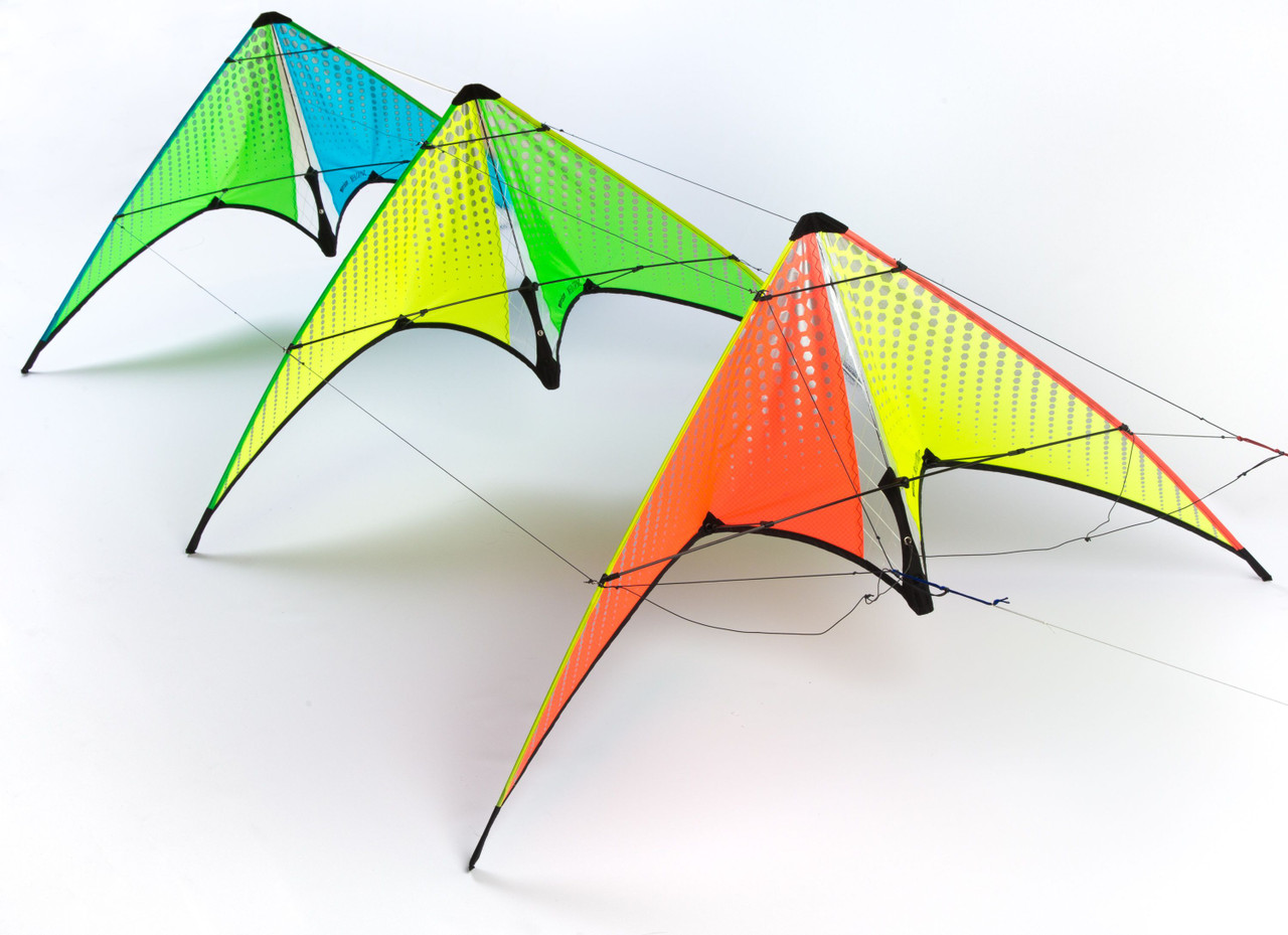 Prism Kite Technology Neutrino in Green and Blue 