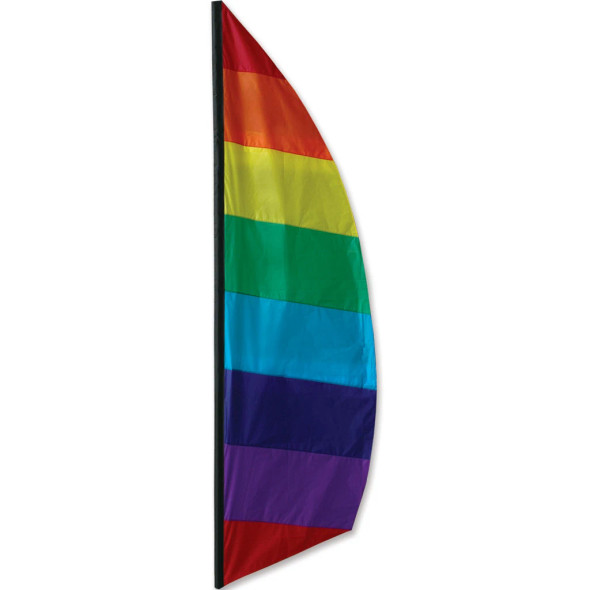 Premier Kites - 8.5 ft. Feather Banner - Rainbow