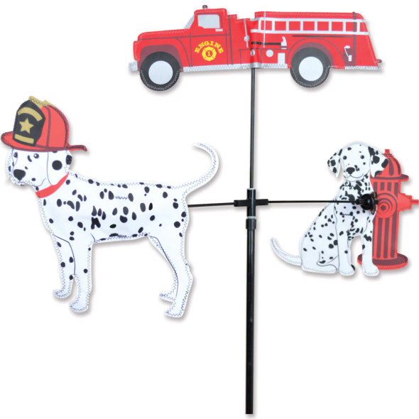 Premier Kites - Single Carousel Spinner - Fire Truck & Dalmatians