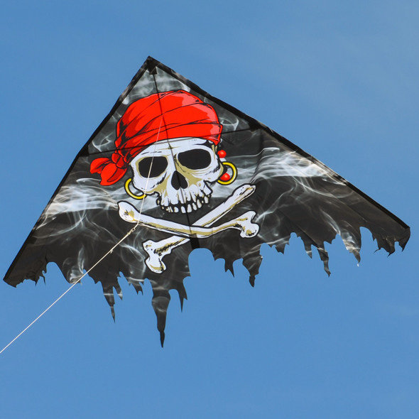 TB - Smokin' Pirate Fringe 50" Delta Kite