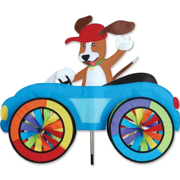 Premier Kites 25 in. Car Spinner - Dog