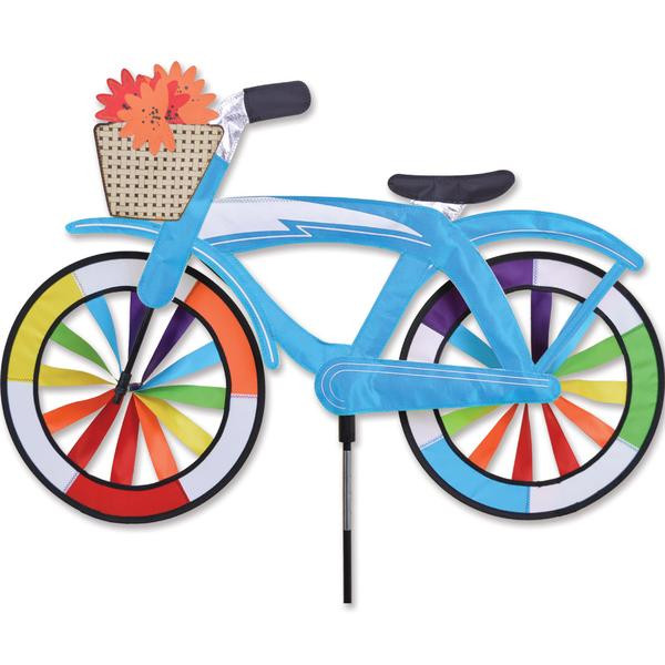 Premier Kites - 30 in. Bike Spinner - Blue Classic Cruiser