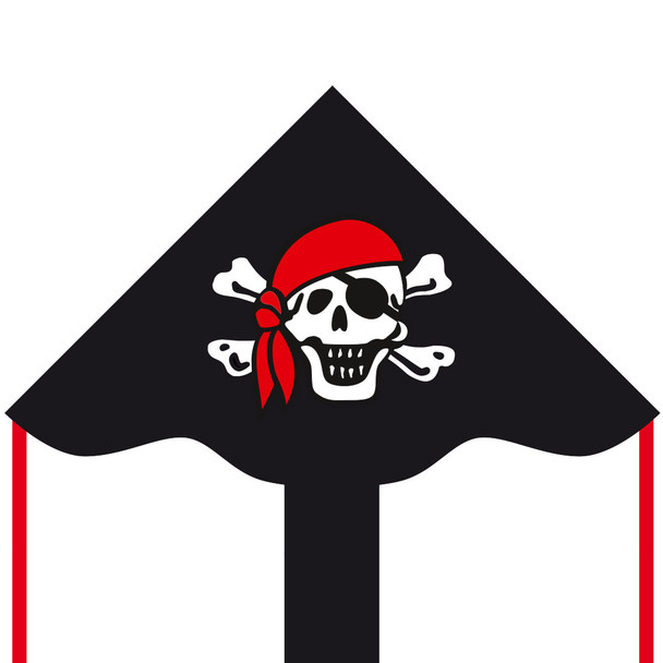 HQ Kites - ECO: SIMPLE FLYER JOLLY ROGER 85CM 33"