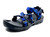 BLUE CAMO FLIP ROCKS V2 SANDAL W HIKING PADS AND FELT PADS