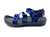 BLUE CAMO FLIP ROCKS V2 SANDAL W HIKING PADS AND FELT PADS