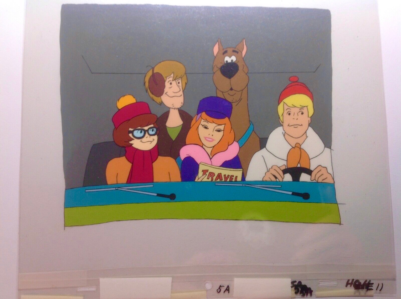 Vintage Hanna Barbera Original Production Cel Scooby 0214
