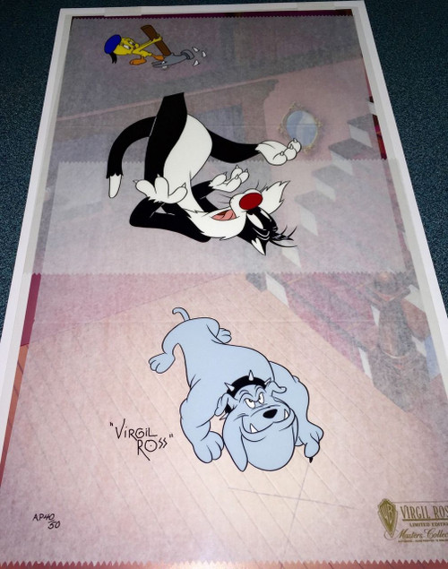 Warner Bros Sylvester Cel The Last Claw Signed Virgil Ross Artist Proof cell