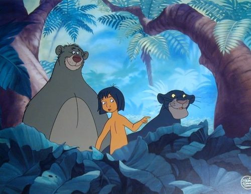 Disney The Jungle Book Cel JUNGLE PALS Extremely Rare Animation Edition cell