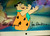 Flintstones Hanna Barbera Signed Cel Tossing Pebbles Pre Production Edition Cell