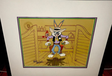 Warner Brothers Vintage Cel Showdown Bugs Bunny Signed Friz Freleng Edtion  Cell - Ringo's Store