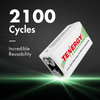Tenergy Centura NiMH 9V 200mAh Rechargeable Batteries