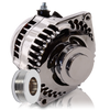 170 Am Racing Alternator - 63-85 GM - Chrome (Includes 2 Pulleys)