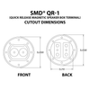 SMD QR-1 Quick Release Speaker Box Terminal