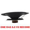 DOWN4SOUND PRO AUDIO RECONE 6.5" D4S-65 V2 Midrange | 180W RMS | 4 OHM - SINGLE