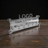 YOUR CUSTOM LOGO Key Ring Holder – 18-Gauge Brushed Stainless Steel