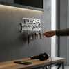DS18 We Like It Loud Key Ring Holder – 18-Gauge Brushed Stainless Steel