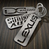 Lexus Premium Brushed 18-Gauge Stainless Steel Keychain