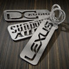 DC Audio Premium Brushed 18-Gauge Stainless Steel Keychain