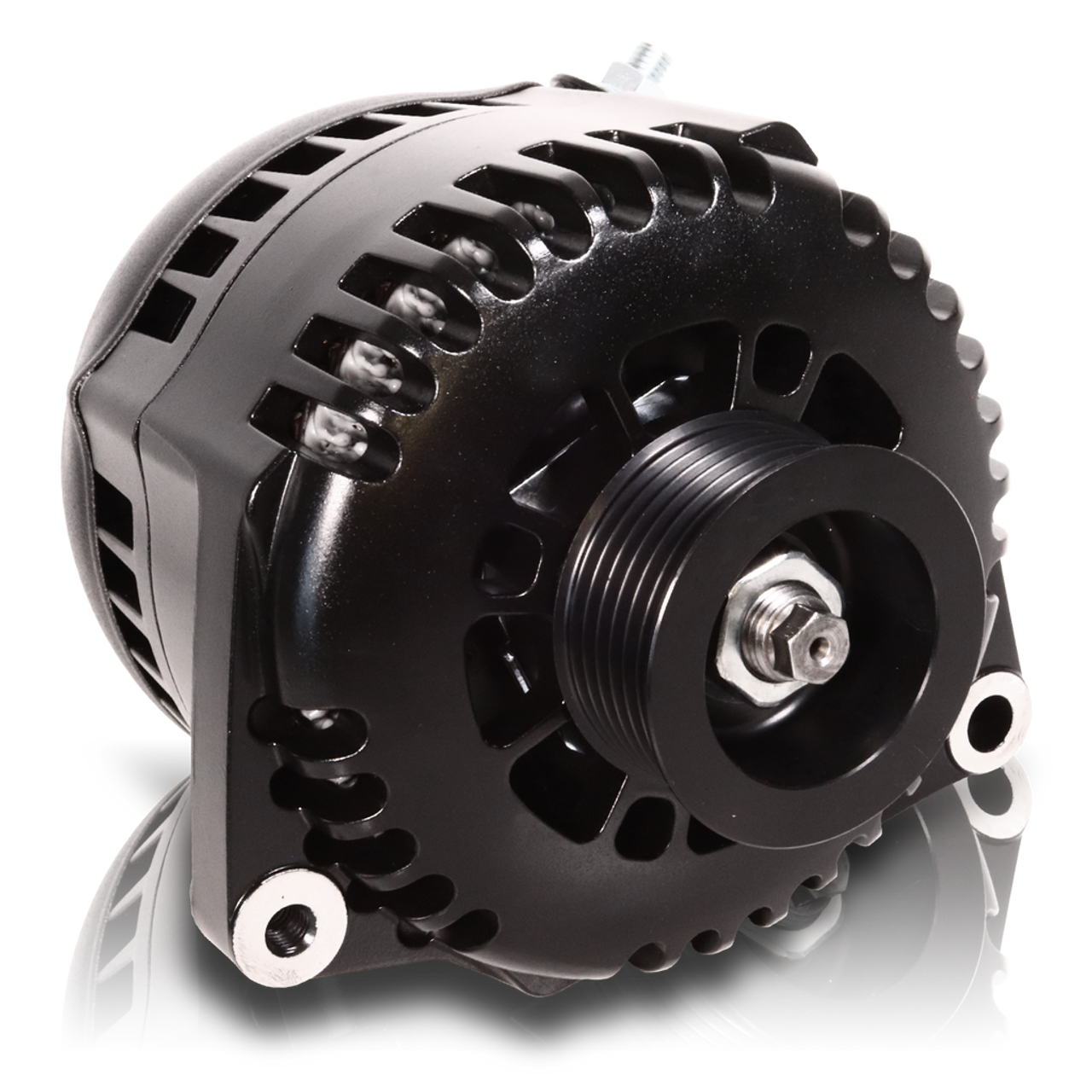 240 Amp 6 Phase 88-95 GM Truck High Output Alternator Black