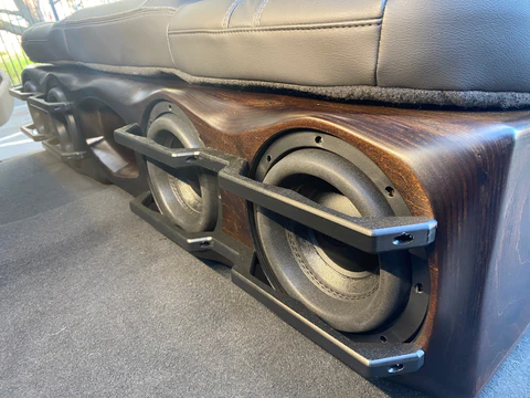 Gately Audio SET OF FOUR BLACK HDPE GATELY 8” SUBWOOFER GUARDS