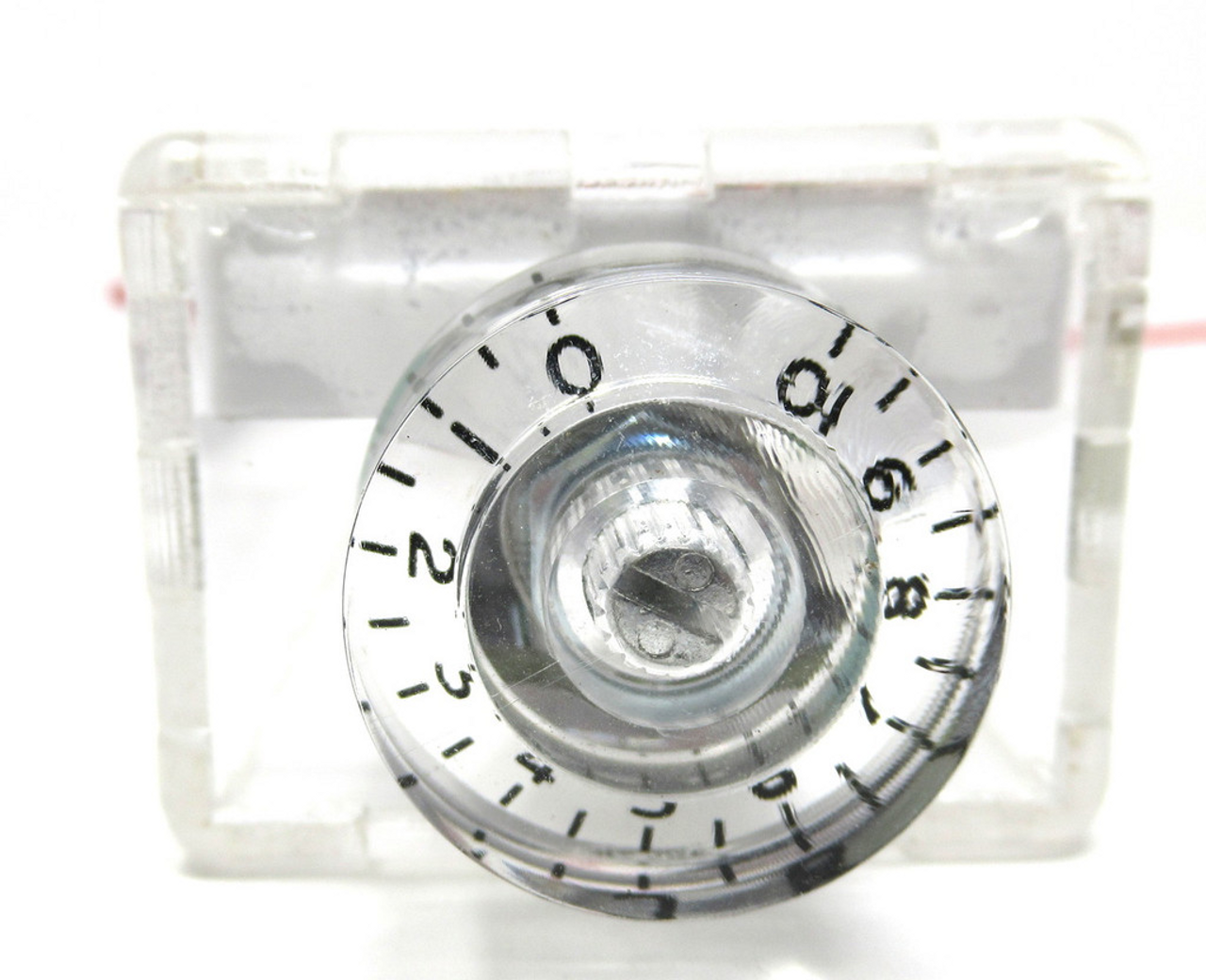 SHCA XL CLEAR LED BASS KNOB WITH VOLTMETER AND LEDs