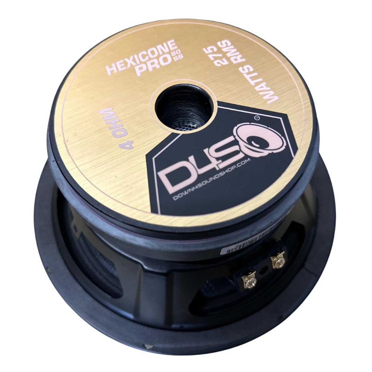 Down4sound Hexicone PRO 80 SS4 - Carbon Fiber 8 INCH PRO AUDIO