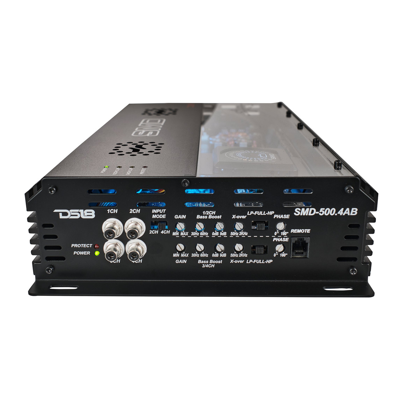 SMD 4-Channel Class AB Amplifier with VM-1 Voltmeter and Digital