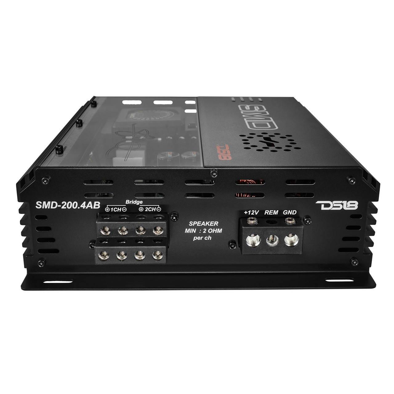 SMD 4-Channel Class AB Amplifier with VM-1 Voltmeter and Digital