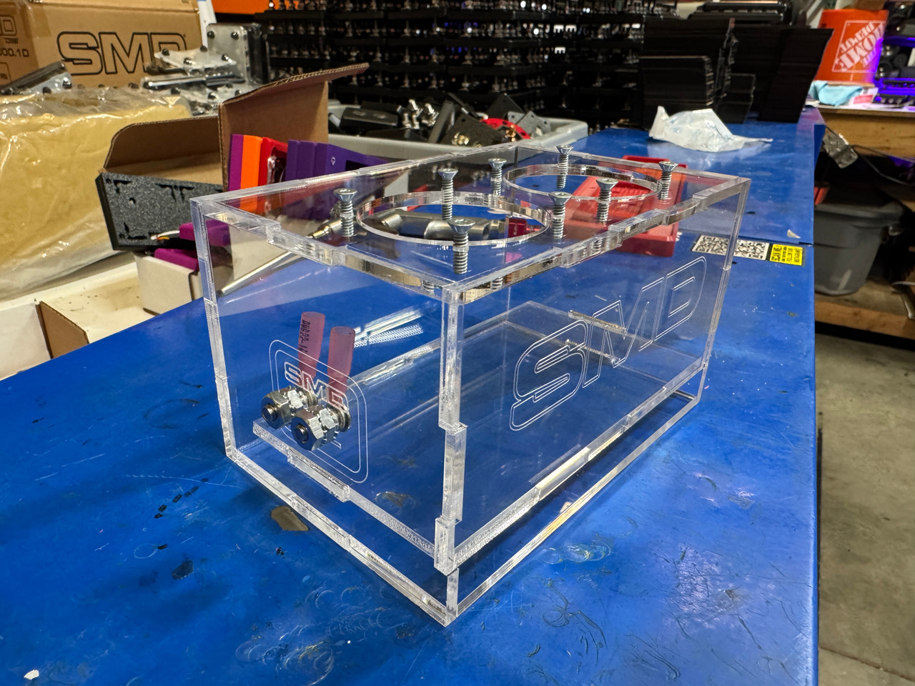 SMD Clear Acrylic Enclosure for 2 Subs - B2 Audio 2