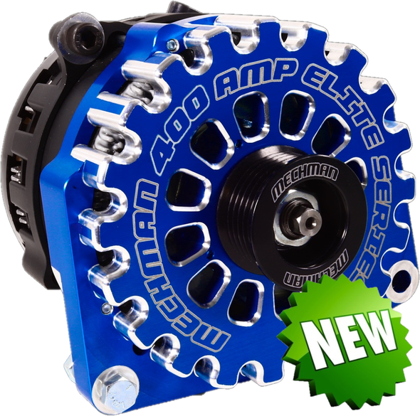 400 Amp Elite Series Alternator For 88-95 GM Truck (Dark Blue)