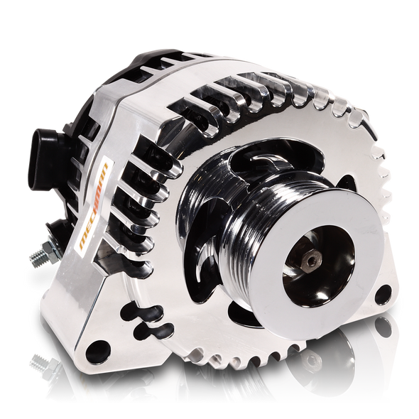 S Series Billet 170 AMP Racing Alternator For C6 Corvette - Polished Finish